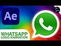 whatsapp logo animation in Adobe After Effects // No plugin - Super Easy