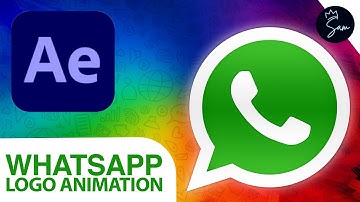 whatsapp logo animation in Adobe After Effects // No plugin - Super Easy