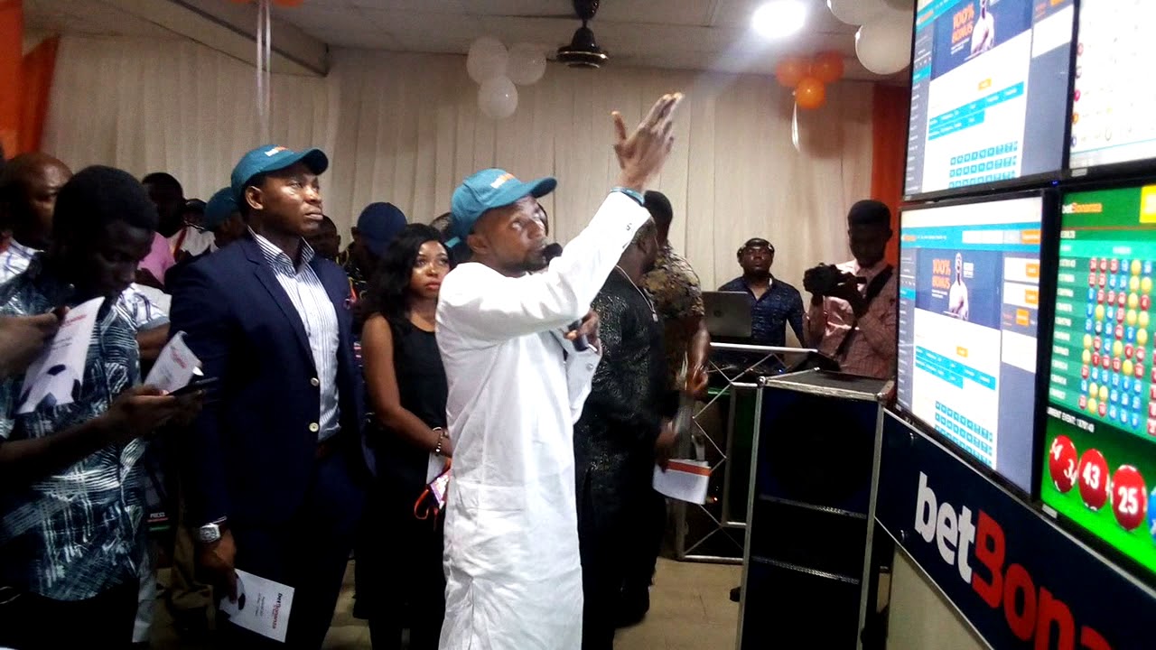 Unveiling of Daniel Amokachi as  Ambassador of Betbonanza