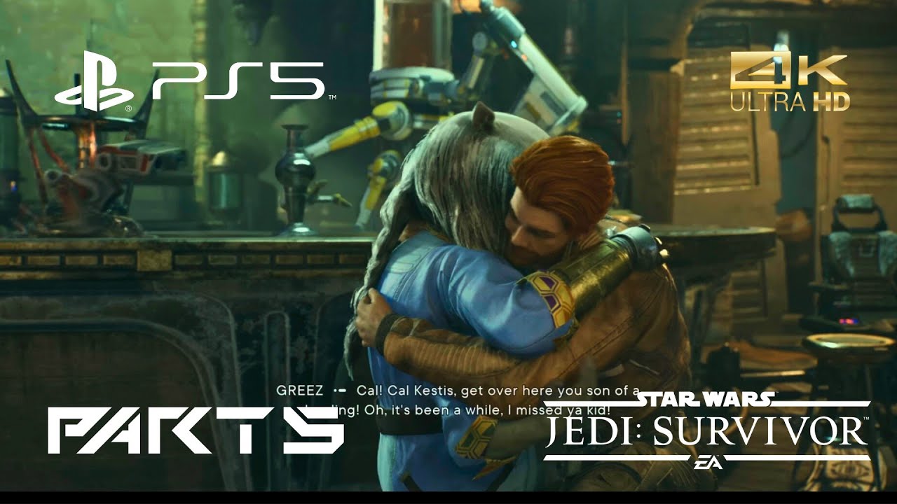 Arrive In Pyloon Saloon And Meet An Old Friend Greez STAR WARS Jedi Survivor™- Part 5 PS5 4K 60fps