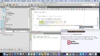 Java-variables et méthodes statiques-Netbeans