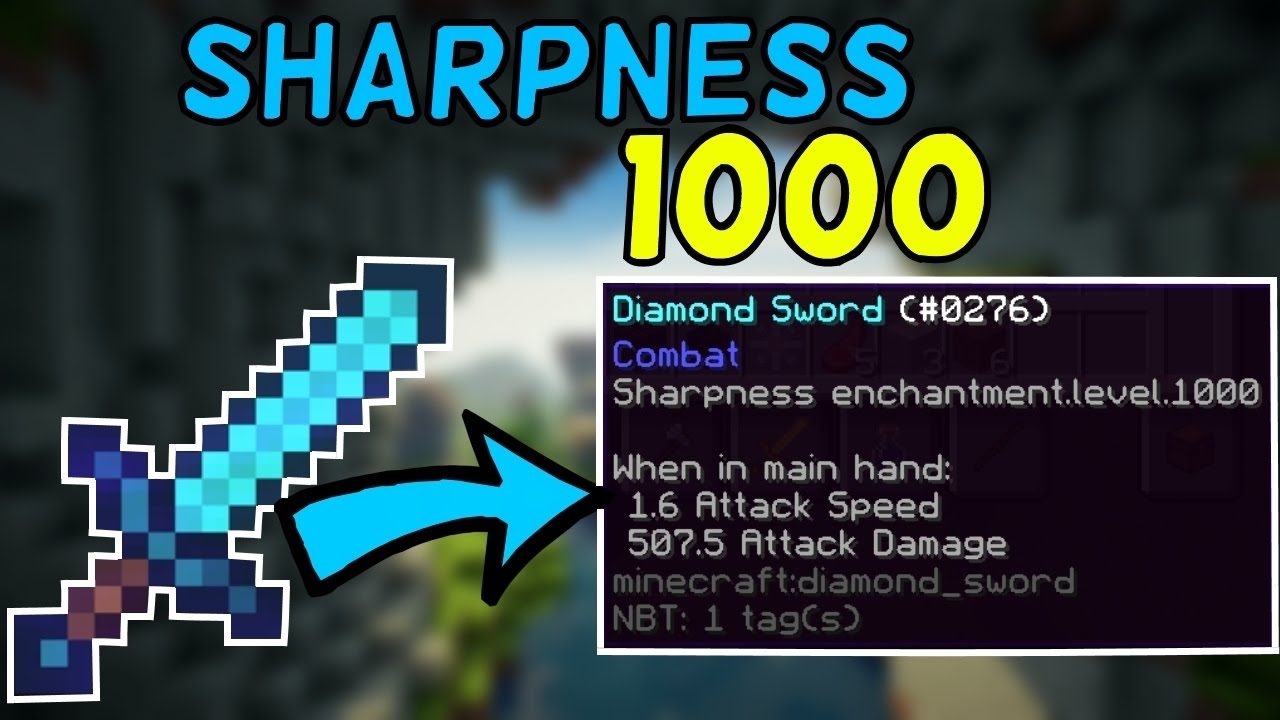 47 Trick How to enchant an item with sharpness 1000 for Kids