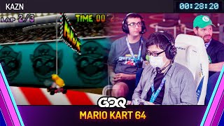 Mario Kart 64 by Kazn in 28:20  Awesome Games Done Quick 2024