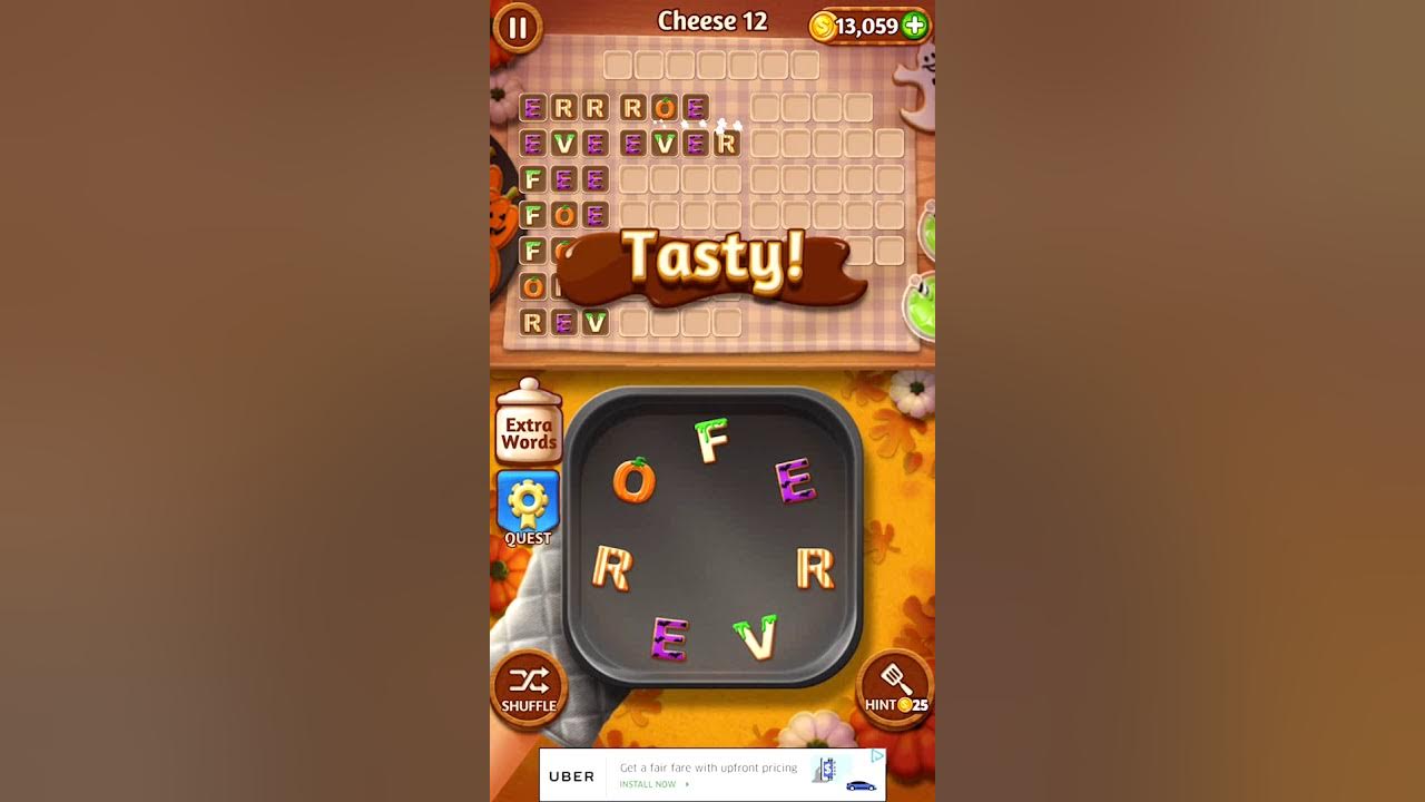 Word Cookies Cheese 12 Word Cookies Answers YouTube