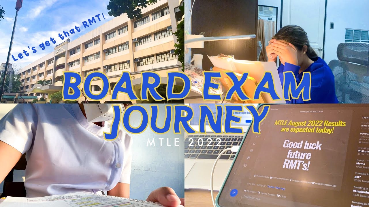 medtech board exam journey 🔬🤍 + my results! Philippines YouTube
