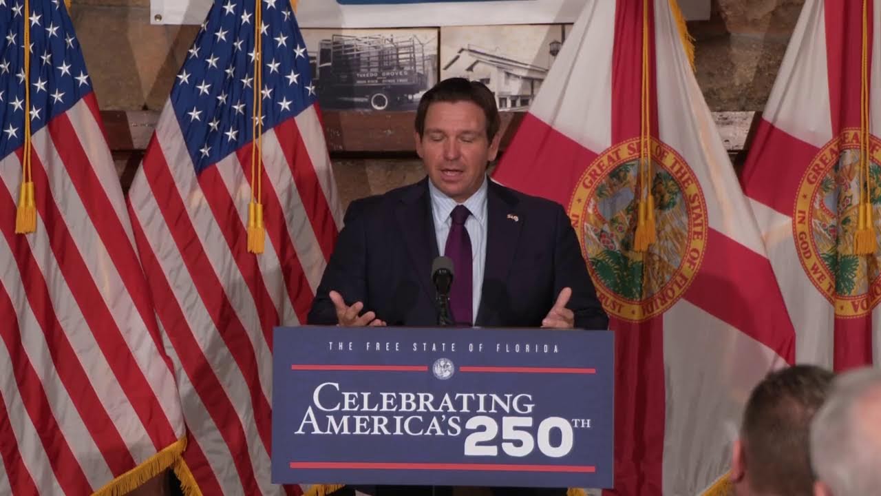 Governor DeSantis Announces “America 250 Florida” Celebrations