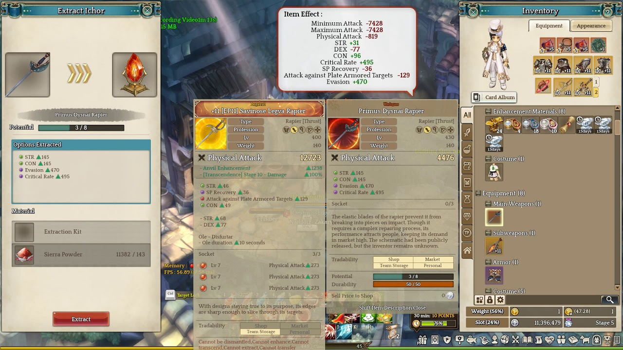 Tree Of Savior First time for ichor