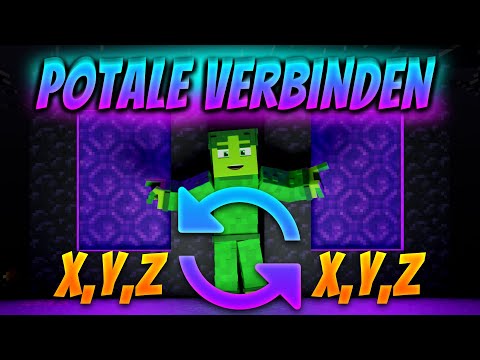 Netherportale verbinden Tutorial minecraft