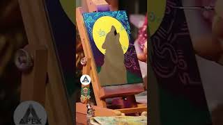 Wolf Painting Timelapse for Apex Protection Project