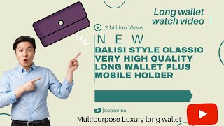 Balisi Style Classic Long Wallet
