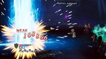 Octopath CotC: Hell Hornburg LV100 NPC Duo (Stateless Princess Genna & Wild Eagle)