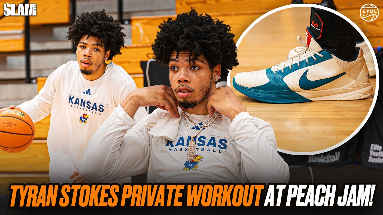 We Got Exclusive Access to Tyran Stokes' Private Workout at Peach Jam 🍑🔥