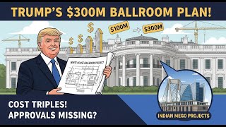 Donald Trump’s $300 Million White House Ballroom | “Indian-Style” Project Controversy Explained!