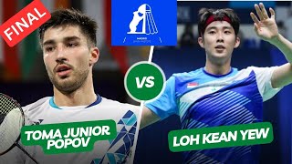 [FINAL] LOH Kean Yew vs Toma Junior POPOV | Madrid Spain Masters 2024 [FINAL]