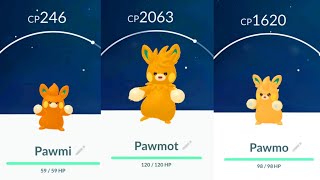 😮Gen 9 PAWMI evolution line in pokemon go.