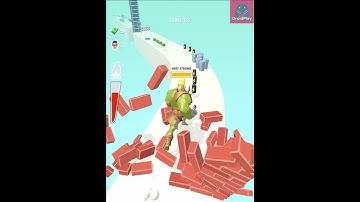 Muscle Rush - Smash Running Game Hulk Skin Walkthrough Levels Android, iOS #shorts