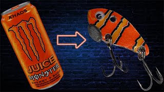 Isca Artificial Artesanal com lata de MONSTER [VIBRATING METAL LURE]