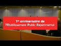 Assas universit  1er anniversaire de ltablissement public exprimental