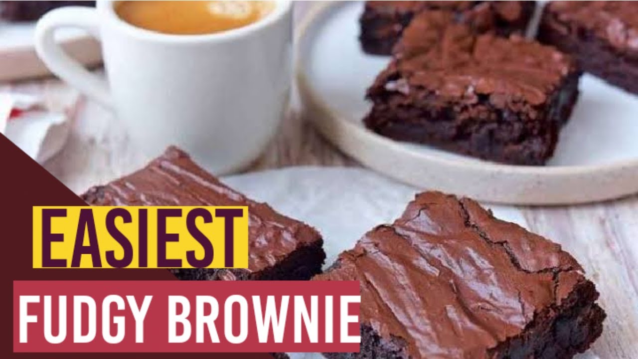 Best Fudgy Brownie Recipe Easy Brownie Recipe by Secret Flavors YouTube