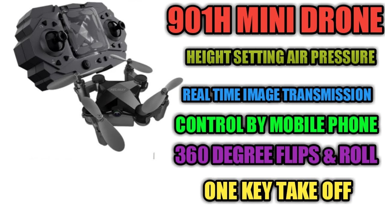 901H mini drone | 901h foldable mini rc drone | 901h mini pocket drone