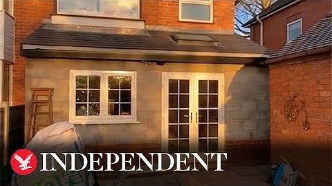 Savvy homeowner builds extension for less than £10,000 with help of YouTube tutorials