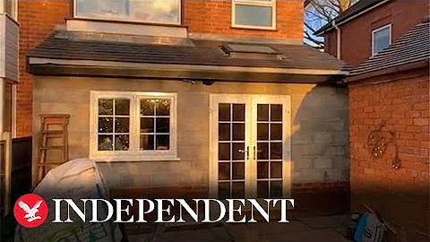 Savvy homeowner builds extension for less than £10,000 with help of YouTube tutorials