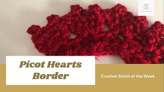 Picot Heart Border ❤️