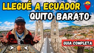 QUITO ECUADOR BARATO Esta ciudad me SORPRENDIO  ✅GUIA COMPLETA  ‼COSTOS‼ Como llegar/Que hacer