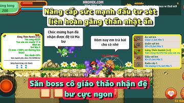 Ngọc Rồng Mix | Sét đồ nhật ấn găng thần liên hoàn săn boss cô giáo thảo nhận đệ bư !