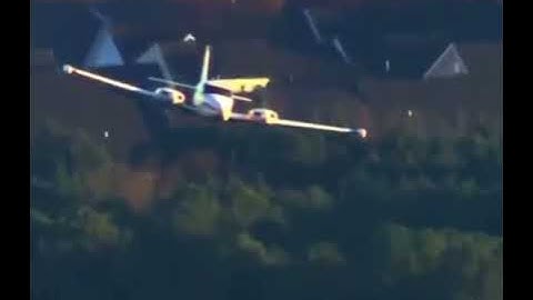 Twin Comanche Gear up Landing