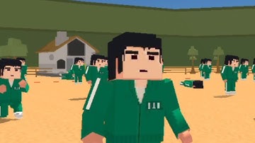 Simple Sandbox 2 Squid game - Red light Fake green light Prank