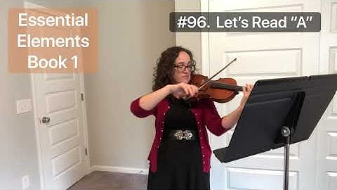 96. Let’s Read “A” (Essential Elements Book 1)