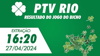 🍀 Resultado da PTV Rio 16:20 – Resultado do Jogo do Bicho PTV Rio 27/04/2024_