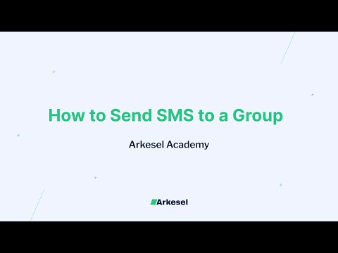 Arkesel Academy: How to Send SMS to a Group