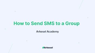 Arkesel Academy: How to Send SMS to a Group