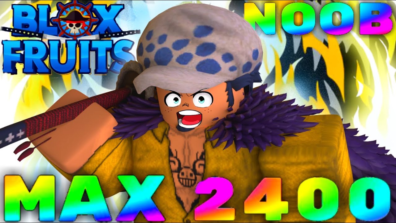 FINALMENTE LVL MAX. 2400 𝗘𝗔𝗦𝗬 no BLOX FRUITS agora é pegar 𝗥𝗔Ç𝗔 𝗩𝟰 e