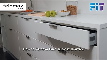 Harn Triomax Soft Close Drawer System - 30 Second Video Showing How To Remove Drawers