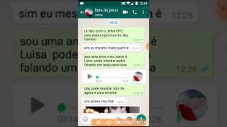 Fake do Jimin que nem sabe  fingir (fake chat) screenshot 3