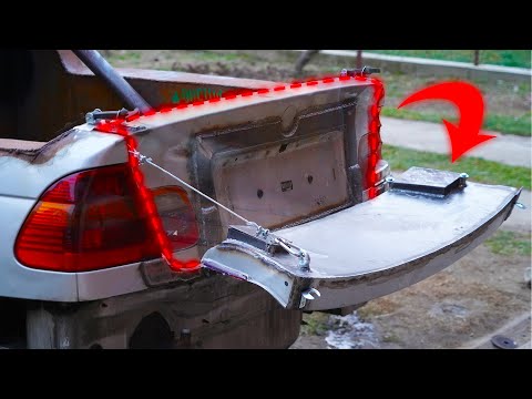 Homemade BMW e46 PickUp TRUCK !? Part 6 ( TRUNK DOOR )