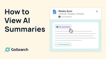 How to View AI Summaries + Document Previews within GoSearch AI Enterprise Search
