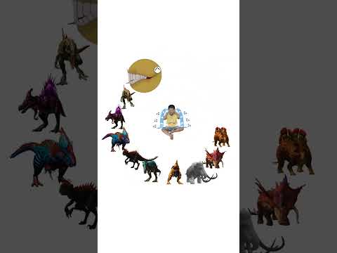 Pacman Eats Dinosaur