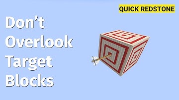 How Target Blocks Simplified Redstone