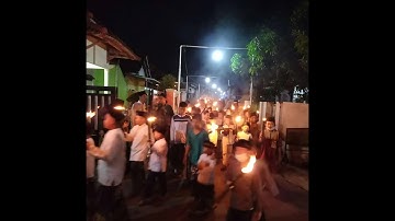Gema Takbir keliling Desa karanganyar Batang 1443 H / 2022 M