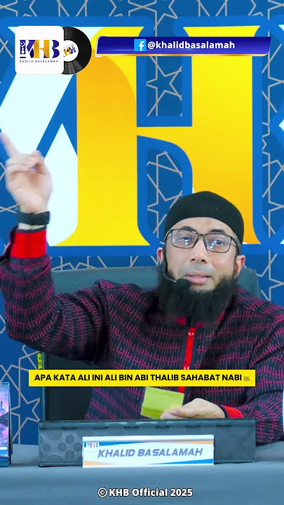 SABDA RASULULLAH ﷺ TENTANG TAAT KEPADA PEMIMPIN - KHALID BASALAMAH