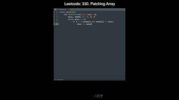 Leetcode 330. Patching Array in Python | Python Leetcode | Python Coding Tutorial | Python Code ASMR