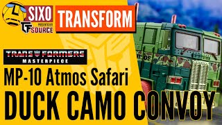 TRANSFORMATION: TakaraTomy Transformers Masterpiece MP-10DC Convoy (Atmos Safari Duck Camo ver.)