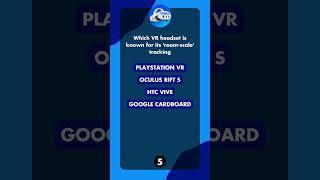 Which VR headset is known for its room-scale tracking? #vr