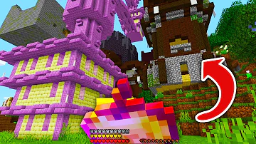 なにか食べると建造物が出現するマインクラフト マエスケ 142万 回視聴21 09