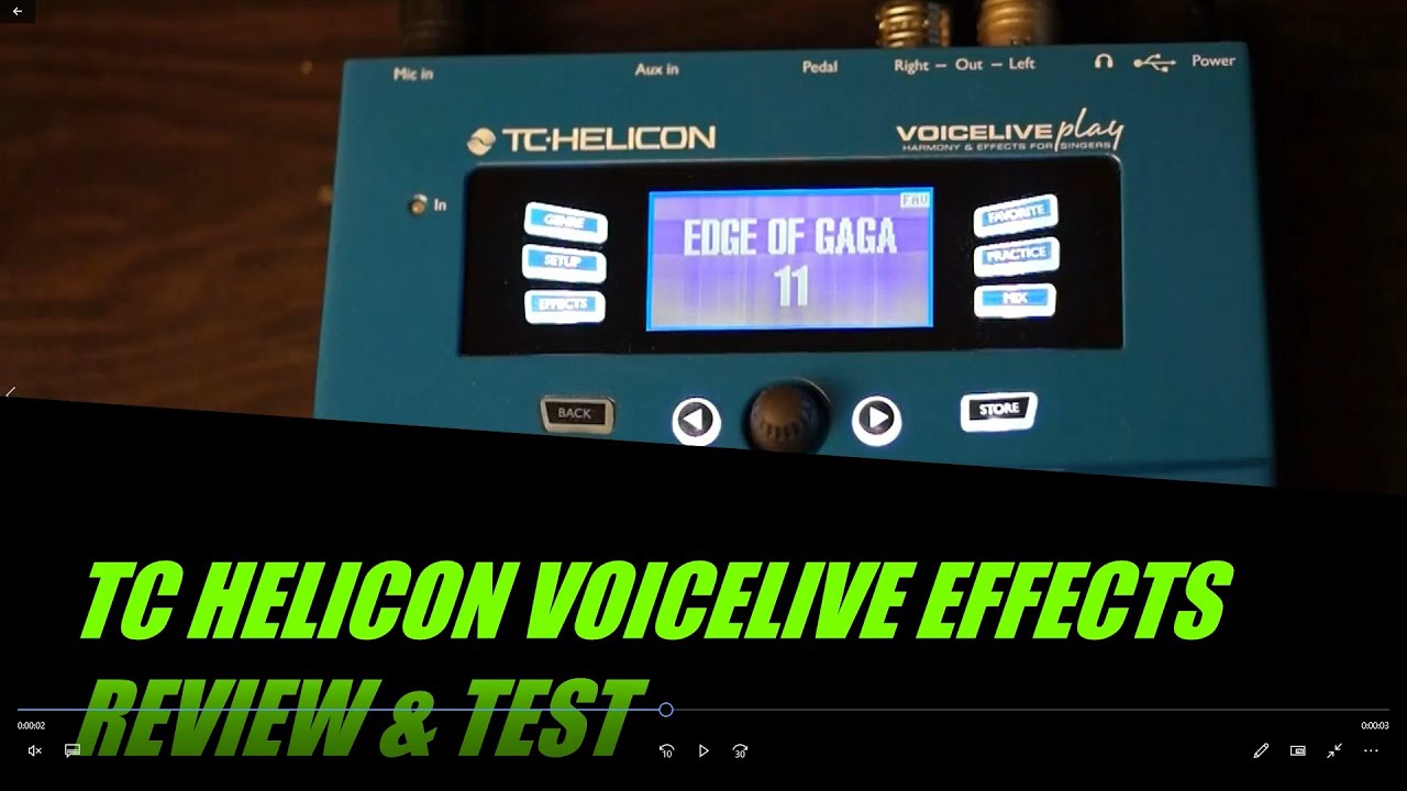 オーディオ機器 その他 TC Helicon VoiceLive Play Review & Test