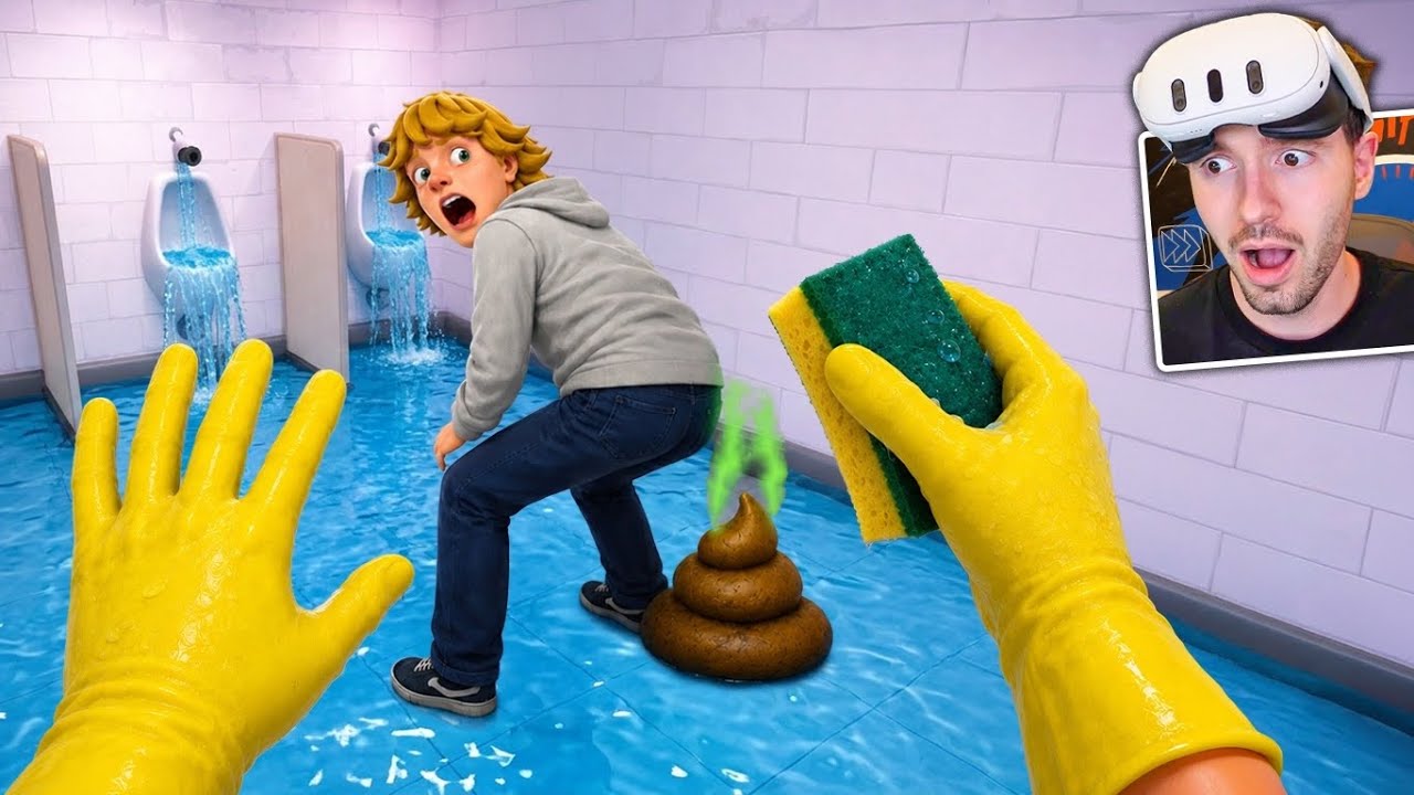 Virei FAXINEIRO e LIMPEI O 67.... no I Am Janitor